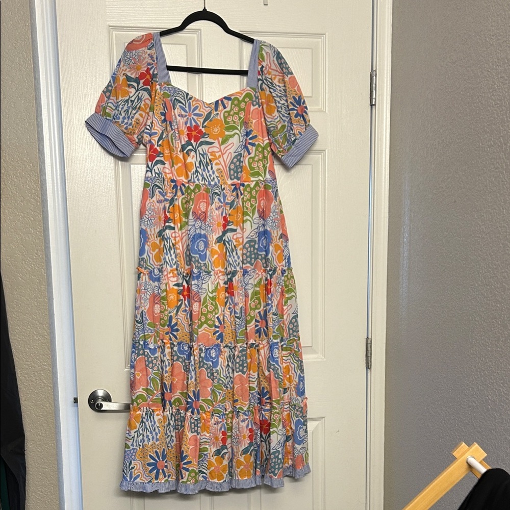 JODIFL Multicolor Floral Maxi Dress